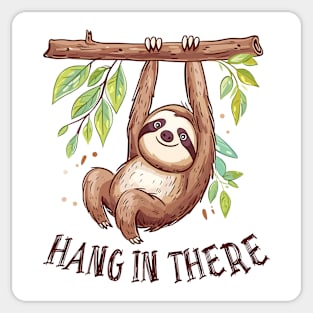 Hang In There: Sloth Life Sticker